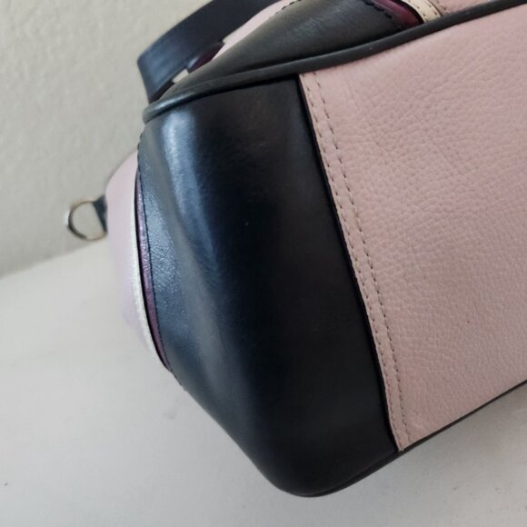 Like New Coach Laura Pink Leather Spector Shoulder Bag Satchel Purse - Picture 9 of 14